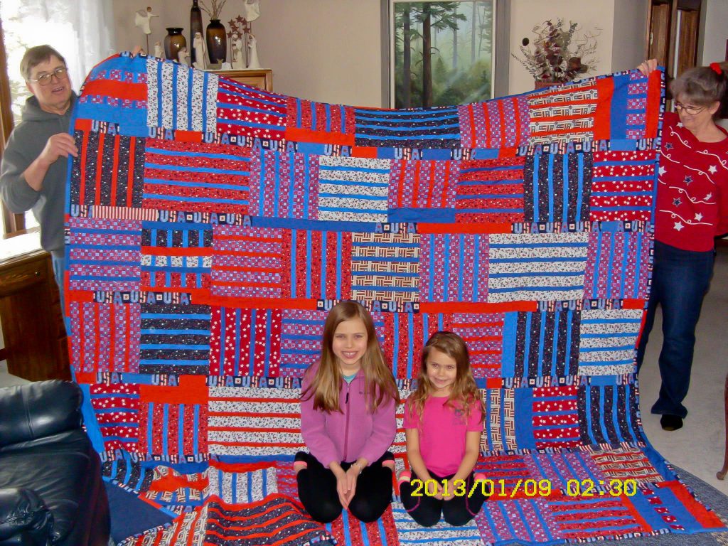 Quilt of Valor presented to Wendell Affield